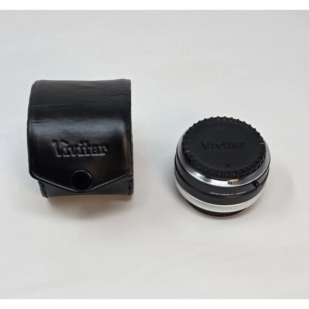 Vivitar Automatic Tele Converter 2X-7 Konica AR Mount Caps Case Japan‎